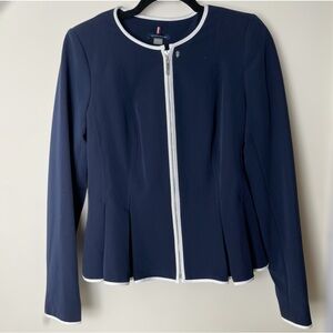 Tommy Hilfiger Women's Zip-Front Peplum Jacket size 4
